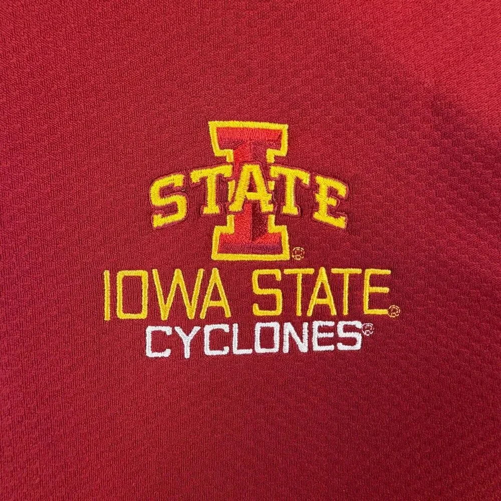 Under Armour Iowa State Cyclones Men’s XL Quarter Zip Fleece Pullover Red
